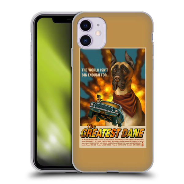 Lantern Press Dog Collection Greatest Dane Soft Gel Case for Apple iPhone 11