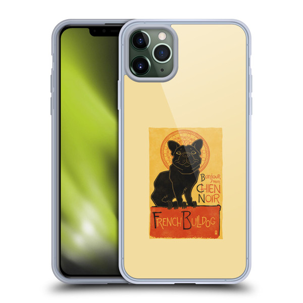 Lantern Press Dog Collection French Bulldog Soft Gel Case for Apple iPhone 11 Pro Max