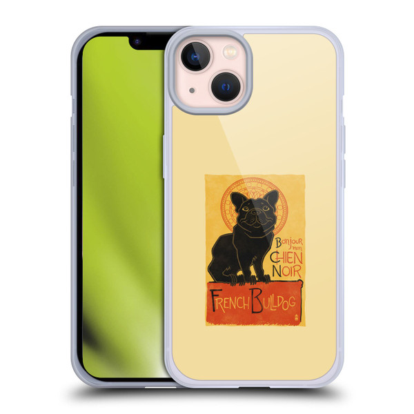 Lantern Press Dog Collection French Bulldog Soft Gel Case for Apple iPhone 13