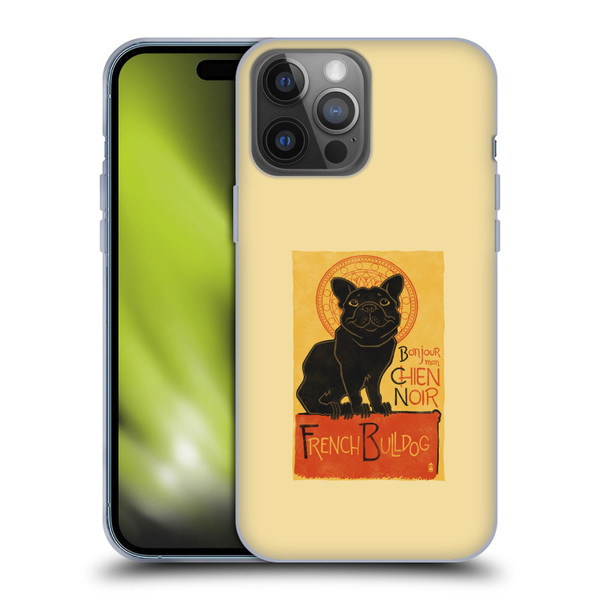 Lantern Press Dog Collection French Bulldog Soft Gel Case for Apple iPhone 14 Pro Max