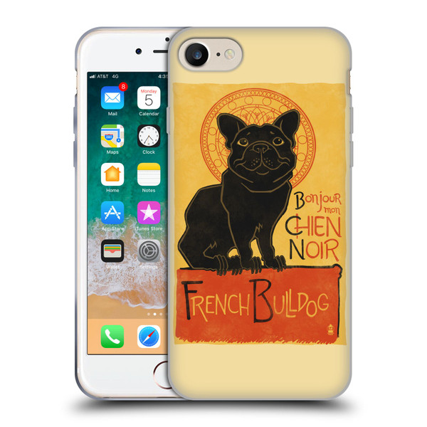 Lantern Press Dog Collection French Bulldog Soft Gel Case for Apple iPhone 7 / 8 / SE 2020 & 2022