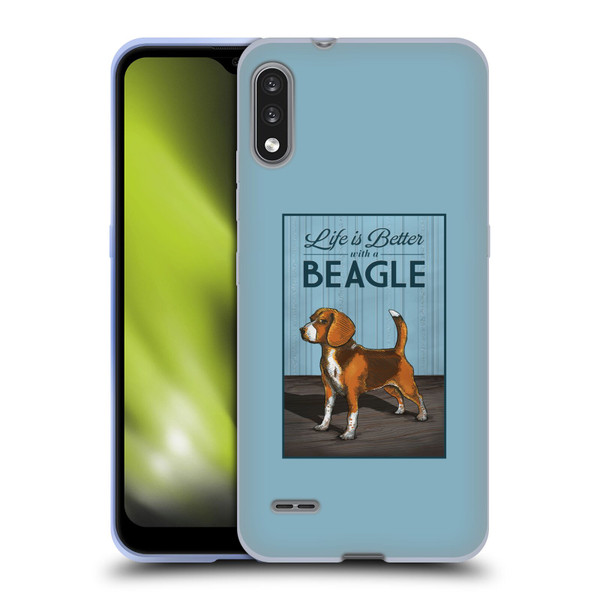 Lantern Press Dog Collection Beagle Soft Gel Case for LG K22