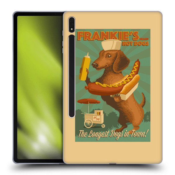 Lantern Press Dog Collection Frankie's Soft Gel Case for Samsung Galaxy Tab S8 Plus