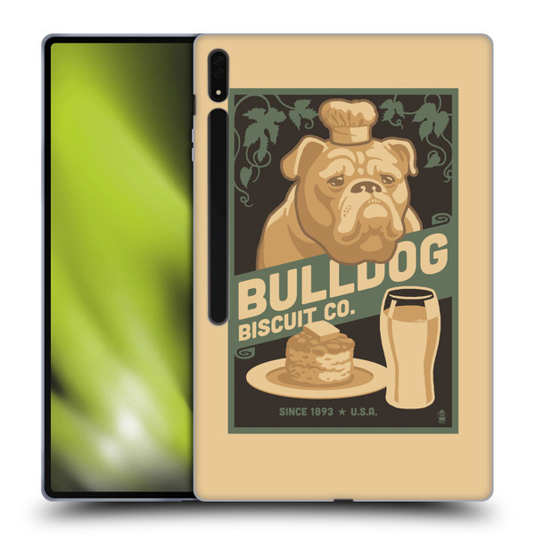 Lantern Press Dog Collection Bulldog Soft Gel Case for Samsung Galaxy Tab S8 Ultra