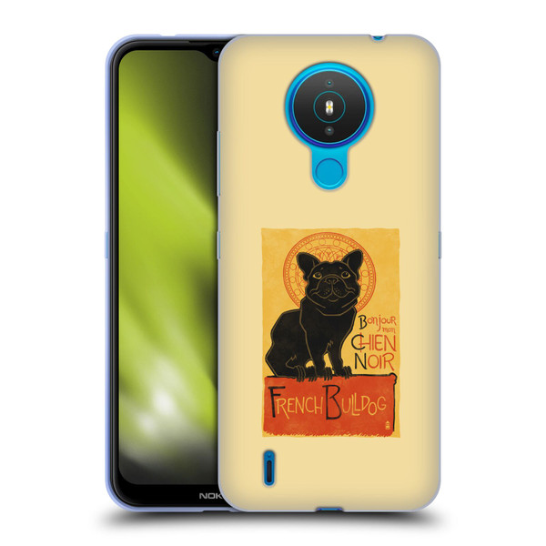 Lantern Press Dog Collection French Bulldog Soft Gel Case for Nokia 1.4