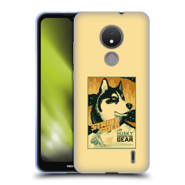 Lantern Press Dog Collection Husky Soft Gel Case for Nokia C21