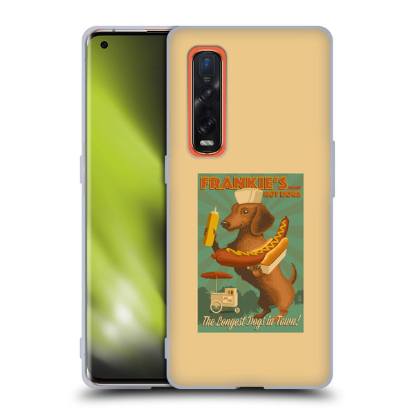 Lantern Press Dog Collection Frankie's Soft Gel Case for OPPO Find X2 Pro 5G