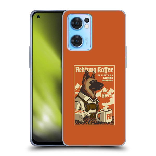 Lantern Press Dog Collection German Sheperd Soft Gel Case for OPPO Reno7 5G / Find X5 Lite