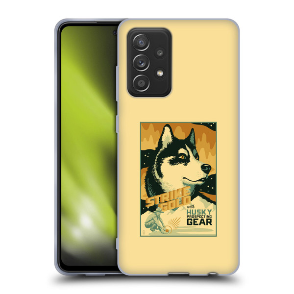 Lantern Press Dog Collection Husky Soft Gel Case for Samsung Galaxy A52 / A52s / 5G (2021)