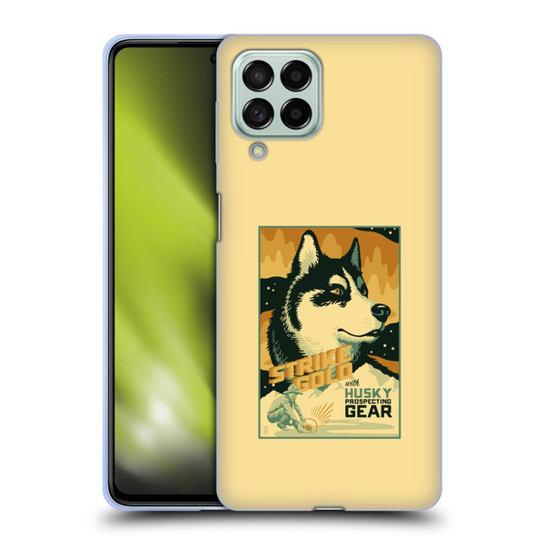 Lantern Press Dog Collection Husky Soft Gel Case for Samsung Galaxy M53 (2022)