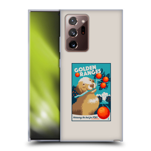Lantern Press Dog Collection Golden Oranges Soft Gel Case for Samsung Galaxy Note20 Ultra / 5G
