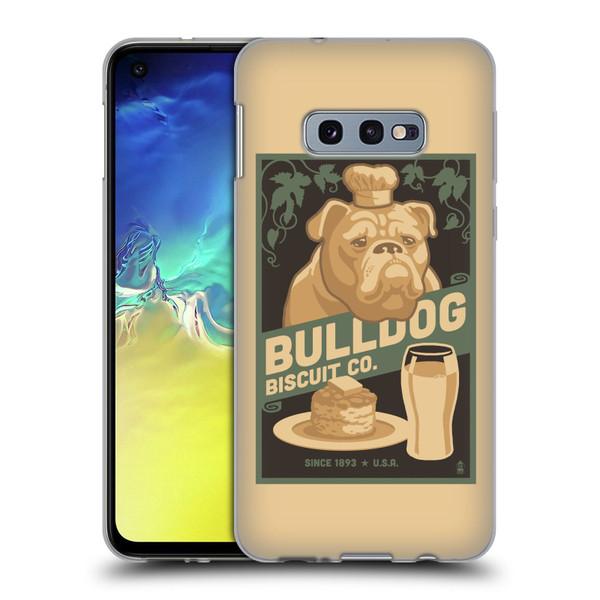 Lantern Press Dog Collection Bulldog Soft Gel Case for Samsung Galaxy S10e