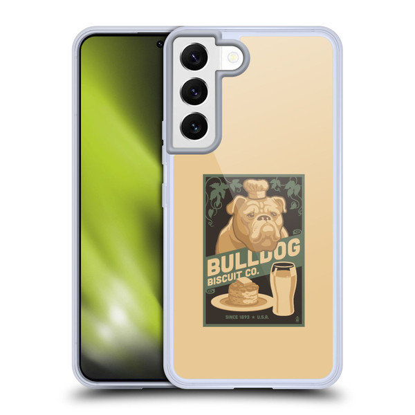 Lantern Press Dog Collection Bulldog Soft Gel Case for Samsung Galaxy S22 5G