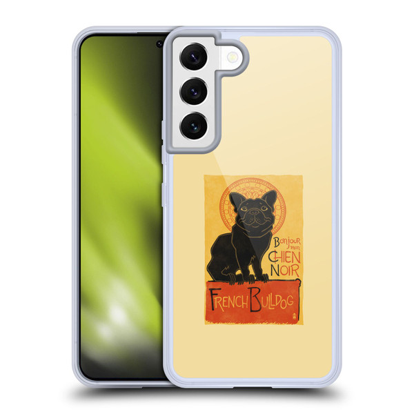 Lantern Press Dog Collection French Bulldog Soft Gel Case for Samsung Galaxy S22 5G