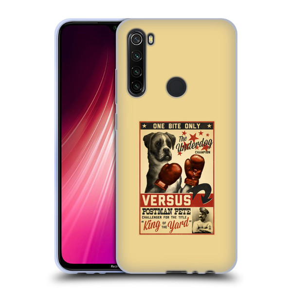 Lantern Press Dog Collection Versus Soft Gel Case for Xiaomi Redmi Note 8T