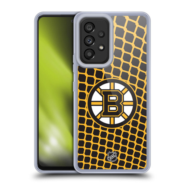 NHL Boston Bruins Net Pattern Soft Gel Case for Samsung Galaxy A53 5G (2022)