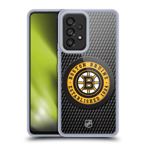 NHL Boston Bruins Puck Texture Soft Gel Case for Samsung Galaxy A53 5G (2022)