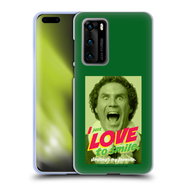 Elf Movie Graphics 1 I Love To Smile Soft Gel Case for Huawei P40 5G