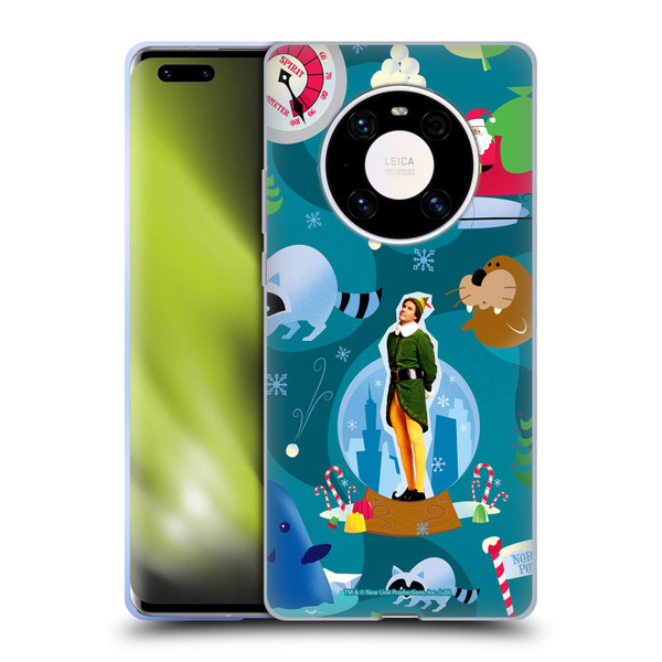 Elf Movie Graphics 1 Animals Pattern Soft Gel Case for Huawei Mate 40 Pro 5G