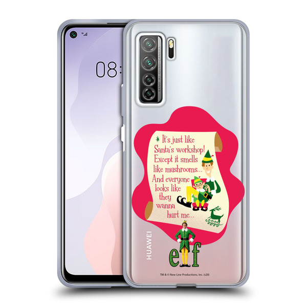 Elf Movie Graphics 1 Quote Soft Gel Case for Huawei Nova 7 SE/P40 Lite 5G