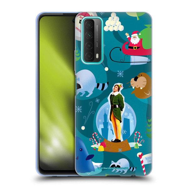 Elf Movie Graphics 1 Animals Pattern Soft Gel Case for Huawei P Smart (2021)