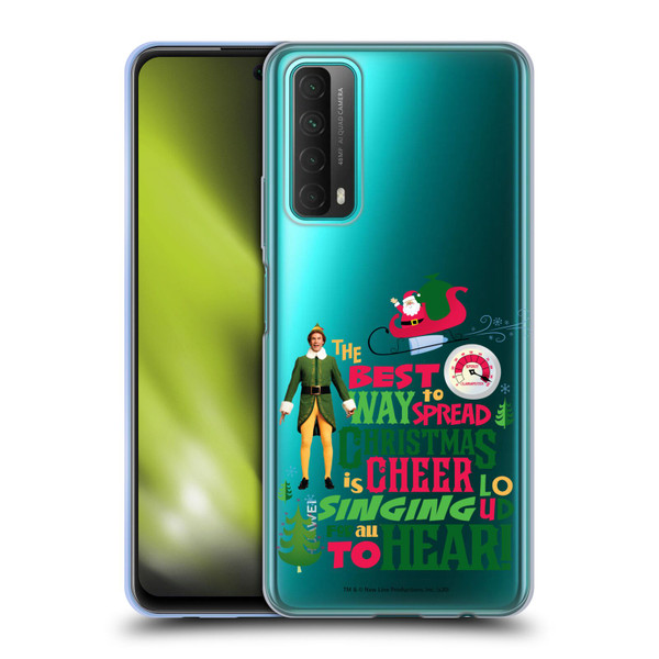 Elf Movie Graphics 1 Christmas Cheer Soft Gel Case for Huawei P Smart (2021)