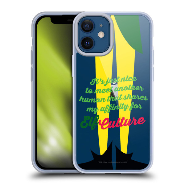 Elf Movie Graphics 1 Legs Soft Gel Case for Apple iPhone 12 Mini