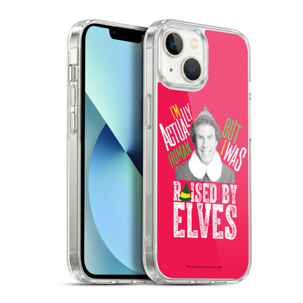 Elf Movie Graphics 1 Raised By Elves Soft Gel Case for Apple iPhone 13