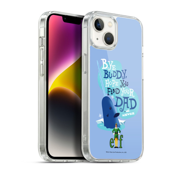 Elf Movie Graphics 1 Narwhal Soft Gel Case for Apple iPhone 14 Plus & MagSafe