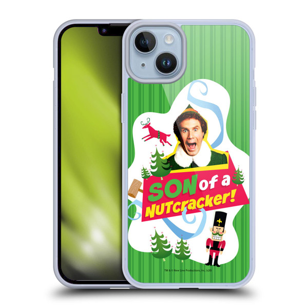 Elf Movie Graphics 1 Nutcracker Soft Gel Case for Apple iPhone 14 Plus