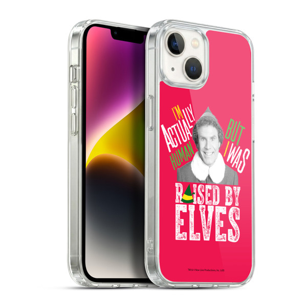 Elf Movie Graphics 1 Raised By Elves Soft Gel Case for Apple iPhone 14 Plus & MagSafe