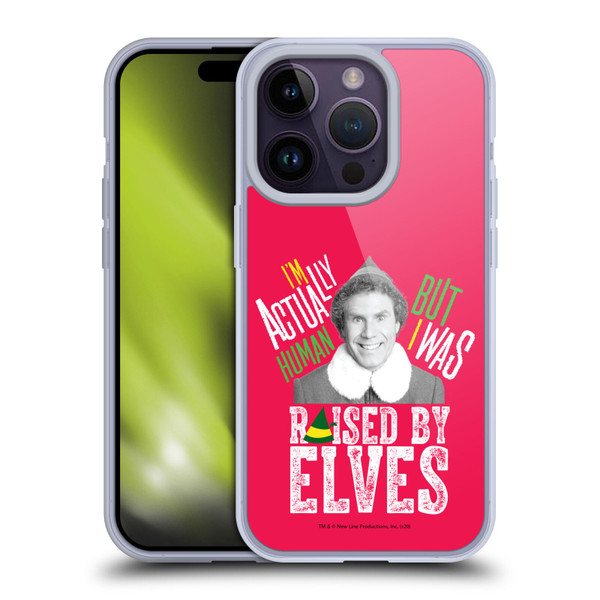 Elf Movie Graphics 1 Raised By Elves Soft Gel Case for Apple iPhone 14 Pro
