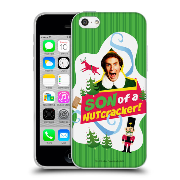 Elf Movie Graphics 1 Nutcracker Soft Gel Case for Apple iPhone 5c
