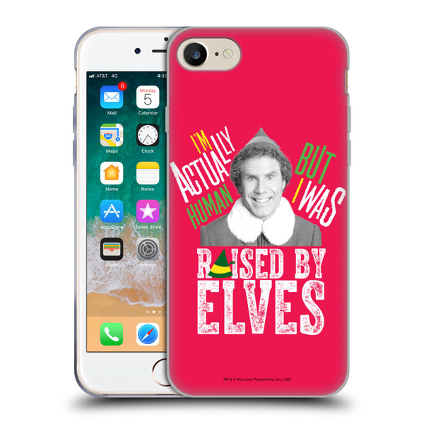 Elf Movie Graphics 1 Raised By Elves Soft Gel Case for Apple iPhone 7 / 8 / SE 2020 & 2022