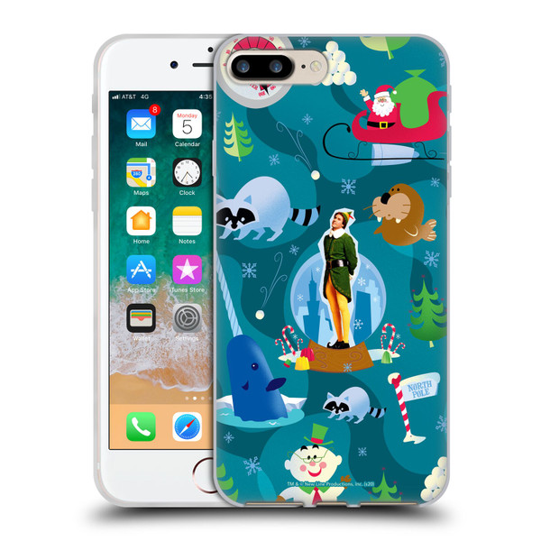Elf Movie Graphics 1 Animals Pattern Soft Gel Case for Apple iPhone 7 Plus / iPhone 8 Plus