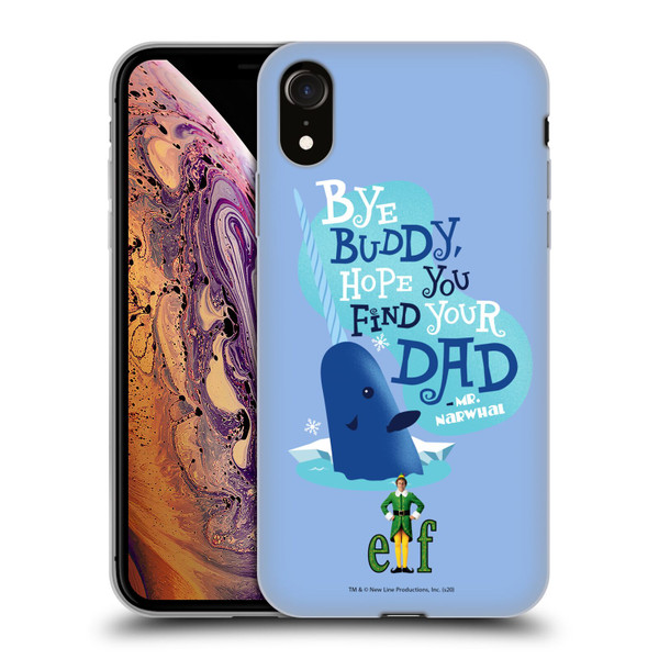 Elf Movie Graphics 1 Narwhal Soft Gel Case for Apple iPhone XR