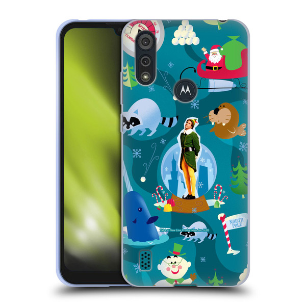 Elf Movie Graphics 1 Animals Pattern Soft Gel Case for Motorola Moto E6s (2020)