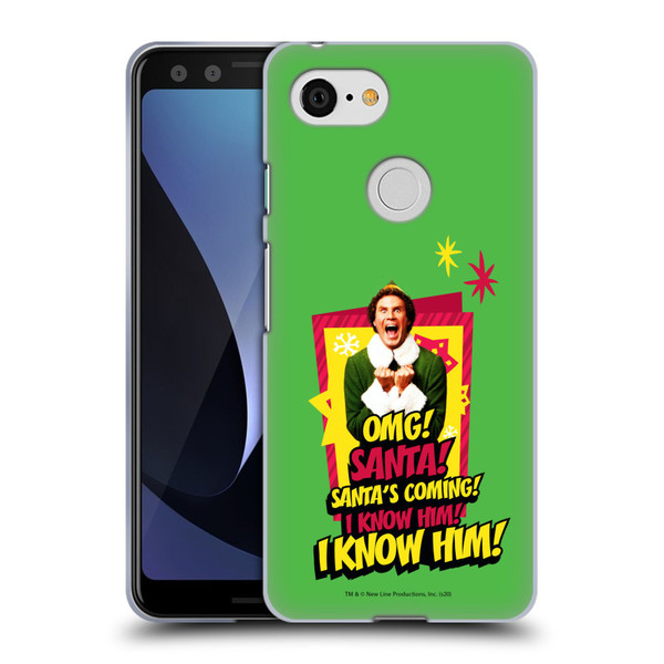 Elf Movie Graphics 1 Buddy Soft Gel Case for Google Pixel 3