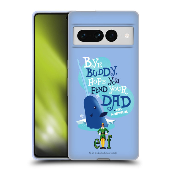 Elf Movie Graphics 1 Narwhal Soft Gel Case for Google Pixel 7 Pro