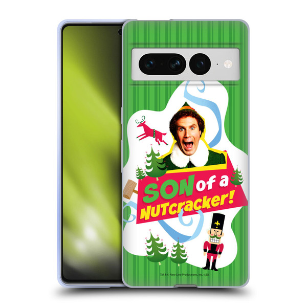 Elf Movie Graphics 1 Nutcracker Soft Gel Case for Google Pixel 7 Pro