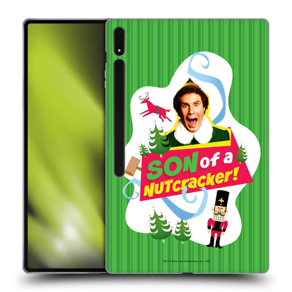 Elf Movie Graphics 1 Nutcracker Soft Gel Case for Samsung Galaxy Tab S8 Ultra