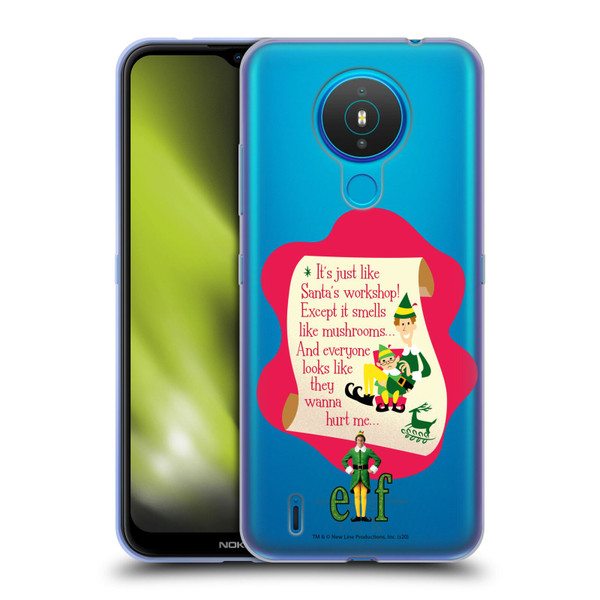 Elf Movie Graphics 1 Quote Soft Gel Case for Nokia 1.4