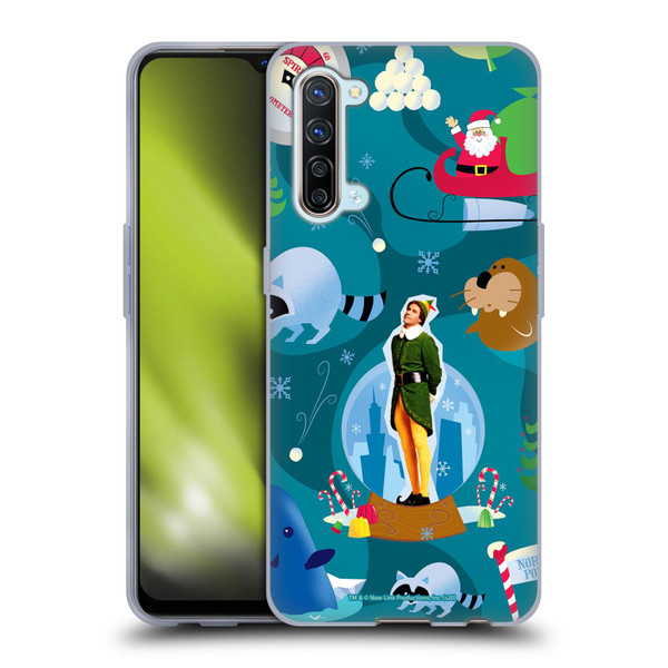 Elf Movie Graphics 1 Animals Pattern Soft Gel Case for OPPO Find X2 Lite 5G