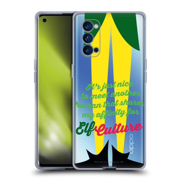 Elf Movie Graphics 1 Legs Soft Gel Case for OPPO Reno 4 Pro 5G