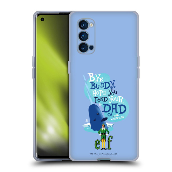 Elf Movie Graphics 1 Narwhal Soft Gel Case for OPPO Reno 4 Pro 5G