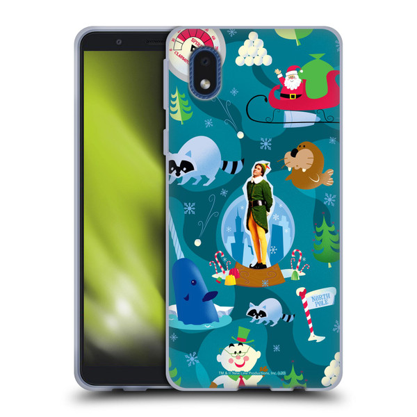 Elf Movie Graphics 1 Animals Pattern Soft Gel Case for Samsung Galaxy A01 Core (2020)