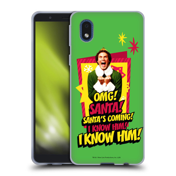 Elf Movie Graphics 1 Buddy Soft Gel Case for Samsung Galaxy A01 Core (2020)