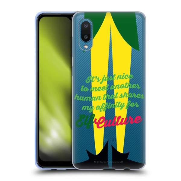 Elf Movie Graphics 1 Legs Soft Gel Case for Samsung Galaxy A02/M02 (2021)