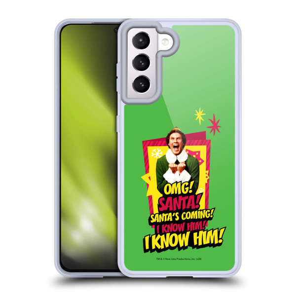 Elf Movie Graphics 1 Buddy Soft Gel Case for Samsung Galaxy S21 5G