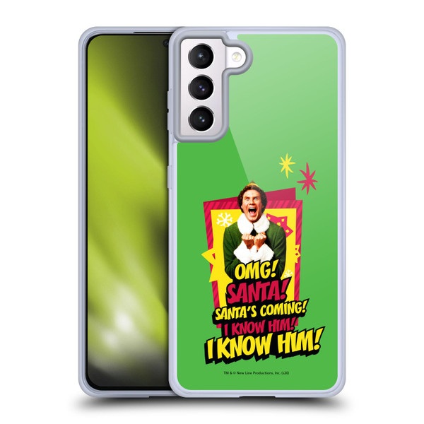 Elf Movie Graphics 1 Buddy Soft Gel Case for Samsung Galaxy S21+ 5G